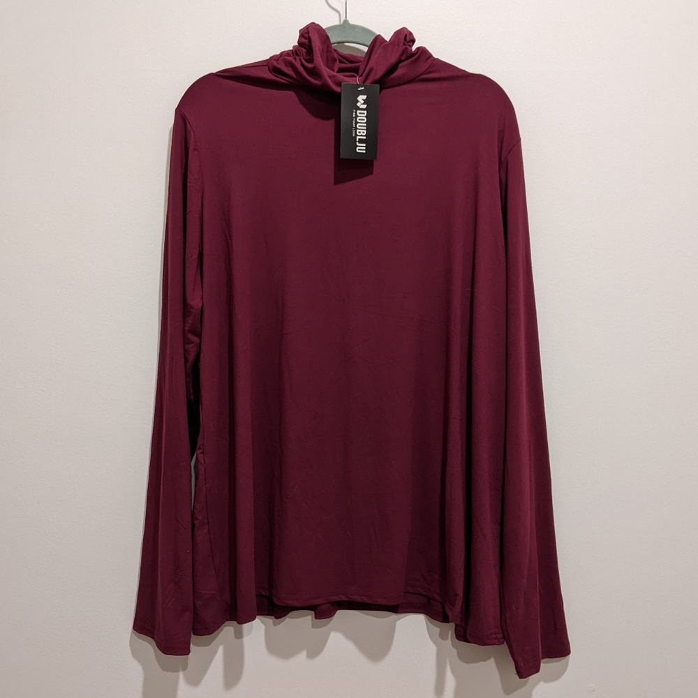 NWT Doublju 2X Turtleneck